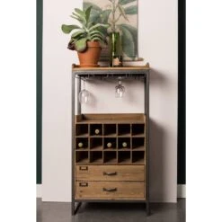 Armoire Bar à Vin Vintage Bois Clair -Meubles Soldes Boutique 1000171149 190418 10070300229 MOOD GALLERYIMAGES P000000001000171149 mood