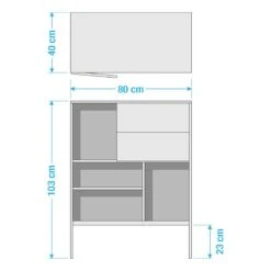 Buffet Haut Coogee II 19 Buffet Haut Coogee II -Meubles Soldes Boutique 1000200158 211018 083456000523 SKETCH DETAILS P000000001000200158 sketch