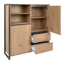 Buffet Haut 2 Portes 2 Tiroirs Denver 30 Buffet Haut 2 Portes 2 Tiroirs Denver -Meubles Soldes Boutique 1000214506 200608 14182400171 DETAILS P000000001000214506