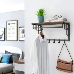 Porte-manteau Mural Montevallo II -Meubles Soldes Boutique 1000283956 210813 06354800150 MOOD DETAILS P000000001000283956 mood