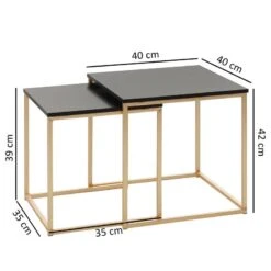 Tables Gigognes Calhan (lot De 2) -Meubles Soldes Boutique 1000296373 210929 06333000637 SKETCH DETAILS P000000001000296373 sketch