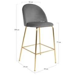 Chaises De Bar Maxou I (lot De 2) -Meubles Soldes Boutique 1000299407 211012 134455000591 SKETCH DETAILS P000000001000299407 sketch