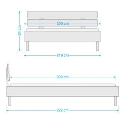 Lit En Bois Massif Gillen I 9 Lit En Bois Massif Gillen I -Meubles Soldes Boutique 1000300451 211021 110807000557 SKETCH DETAILS P000000001000300451 sketch