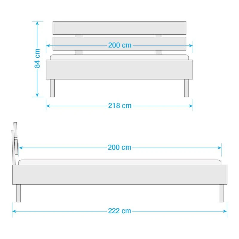 Lit En Bois Massif Gillen I 5 Lit En Bois Massif Gillen I – Image 5