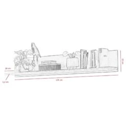 Étagère Murale Ambato -Meubles Soldes Boutique 1000309597 211118 0657420000505 SKETCH DETAILS P000000001000309597 sketch