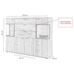 Buffet Haut Ambato I 11 Buffet Haut Ambato I -Meubles Soldes Boutique 1000309604 211118 065909000540 SKETCH DETAILS P000000001000309604 sketch