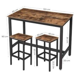 Ensemble De Bar Seix I (3 éléments) -Meubles Soldes Boutique 1000333433 221011 500 SKETCH DETAILS P000000001000333433 sketch