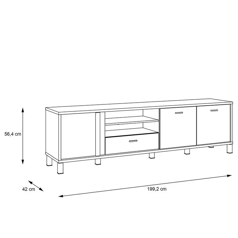 Meuble TV Vallegrande I 6 Meuble TV Vallegrande I – Image 6