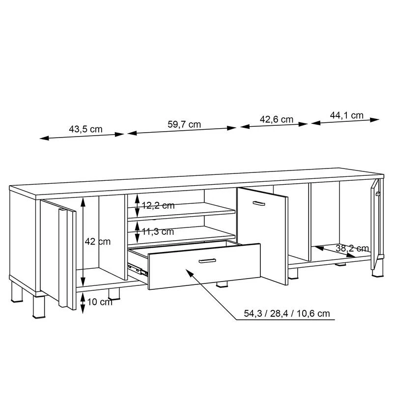 Meuble TV Vallegrande I 7 Meuble TV Vallegrande I – Image 7
