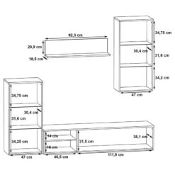 Ensemble Meubles TV Tilsit (4 éléments) -Meubles Soldes Boutique 1000357996 220616 501 SKETCH DETAILS P000000001000357996 sketch