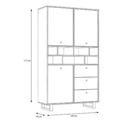 Buffet Haut Trylith -Meubles Soldes Boutique 1000364610 220719 500 SKETCH DETAILS P000000001000364610 sketch