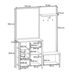 Porte-manteau Compact Kasala 15 Porte-manteau Compact Kasala -Meubles Soldes Boutique 1000364896 220722 501 SKETCH DETAILS P000000001000364896 sketch