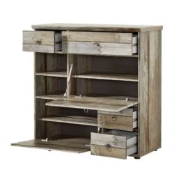 Ensemble De Vestibule Tapara (5 éléments 14 Ensemble De Vestibule Tapara (5 éléments -Meubles Soldes Boutique garderoben set tapara i 5 teilig braun grau 4383368