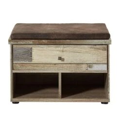 Banc De Vestibule Tapara I (avec Coussin 7 Banc De Vestibule Tapara I (avec Coussin -Meubles Soldes Boutique garderobenbank tapara i braun grau 4383552