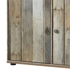 Armoire Tapara -Meubles Soldes Boutique hochkommode tapara i braun grau 4383772